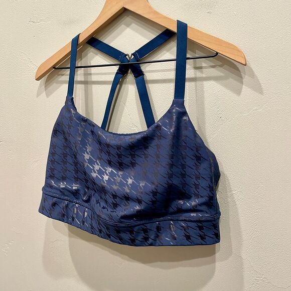 Savage x Fenty Band-It Houndstooth Low-Impact Sports Bra - Plus Size: 2X - Picture 7 of 8